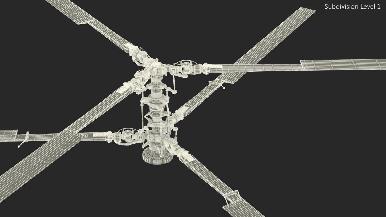 Coaxial Rotors 3D model