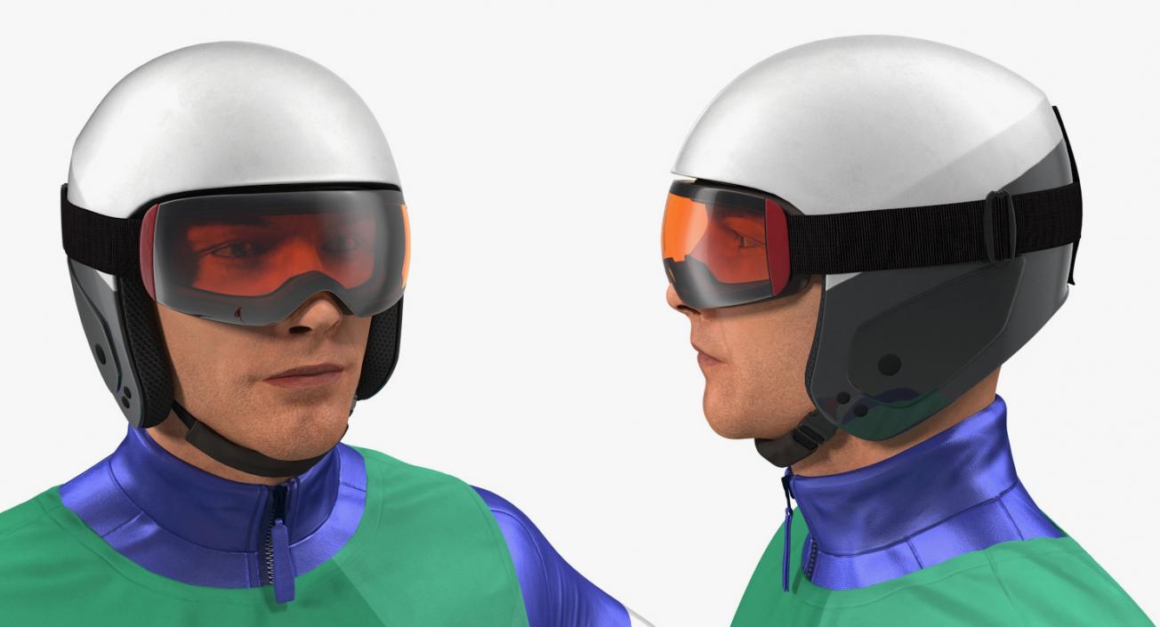 Skier and Snowboarder Collection 3D