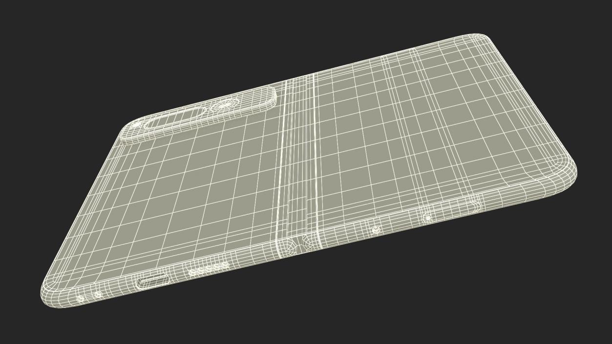 Foldable Android Smartphone Rigged 3D model