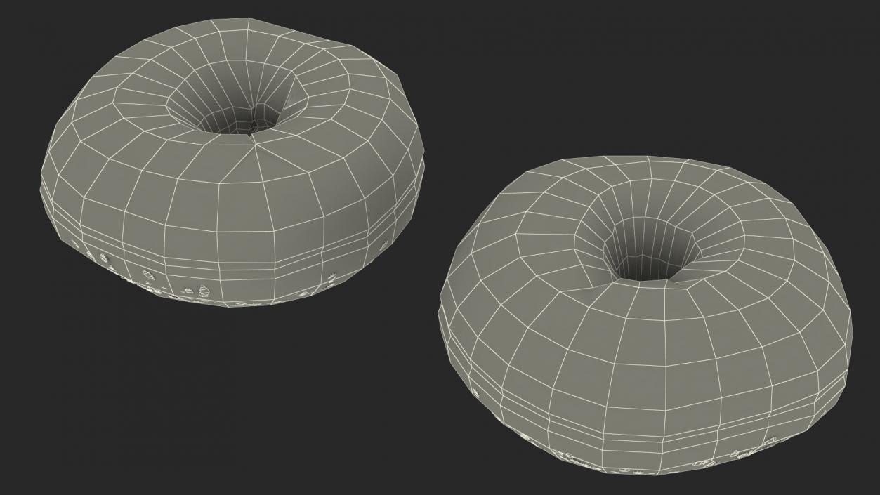 Bagels with Sesame Seeds 3D model