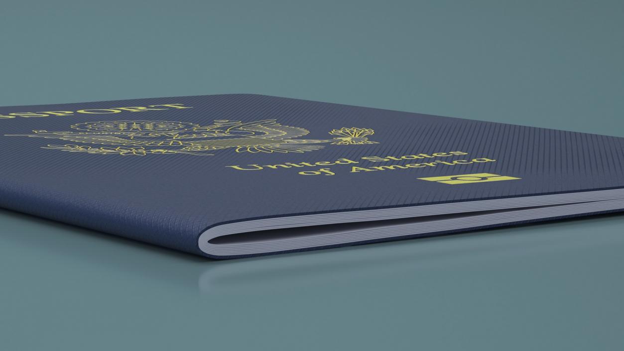 USA Passports Collection 3D model