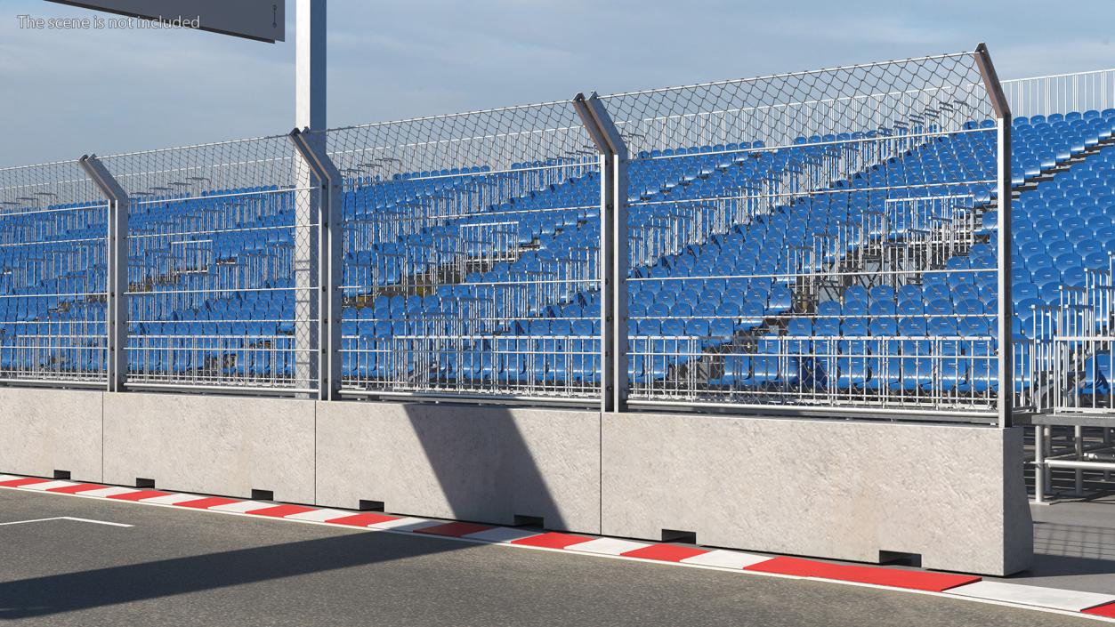 3D Pit Wall Barrier Roadblock