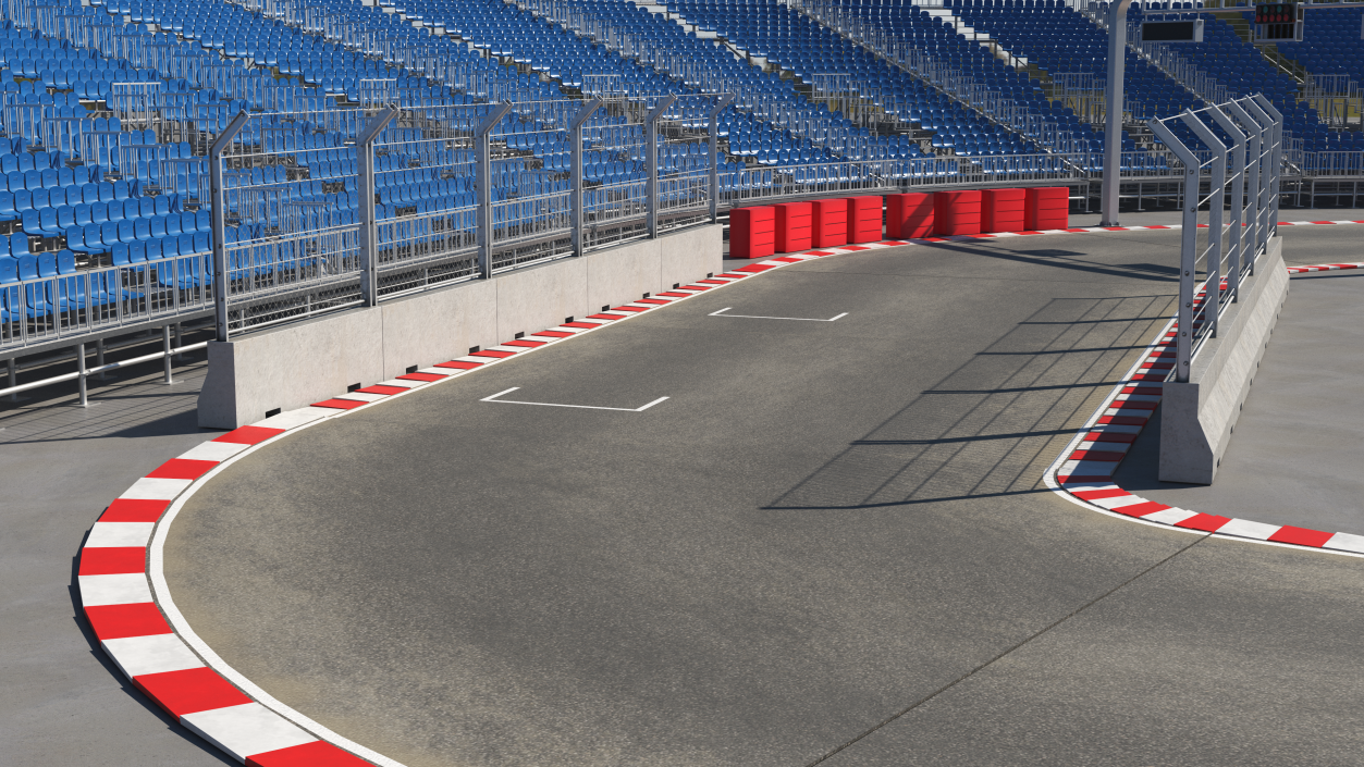 3D Pit Wall Barrier Roadblock