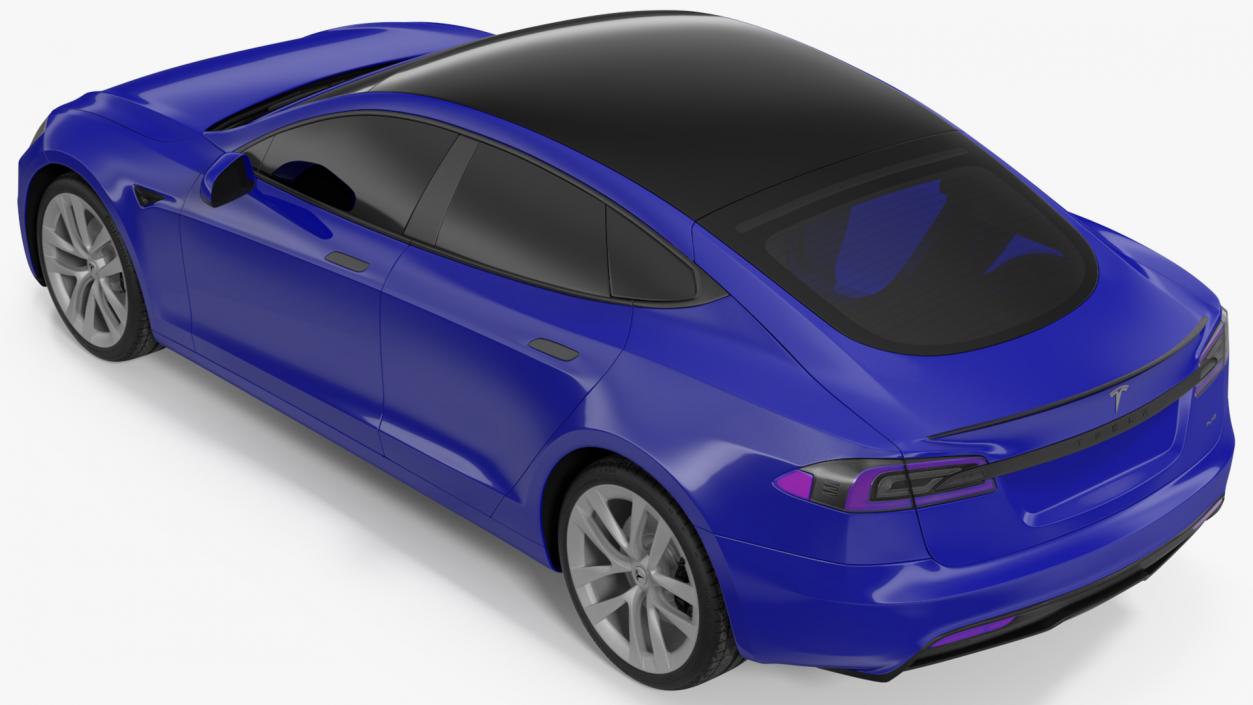 3D Tesla Model S Plaid Exterior Only model