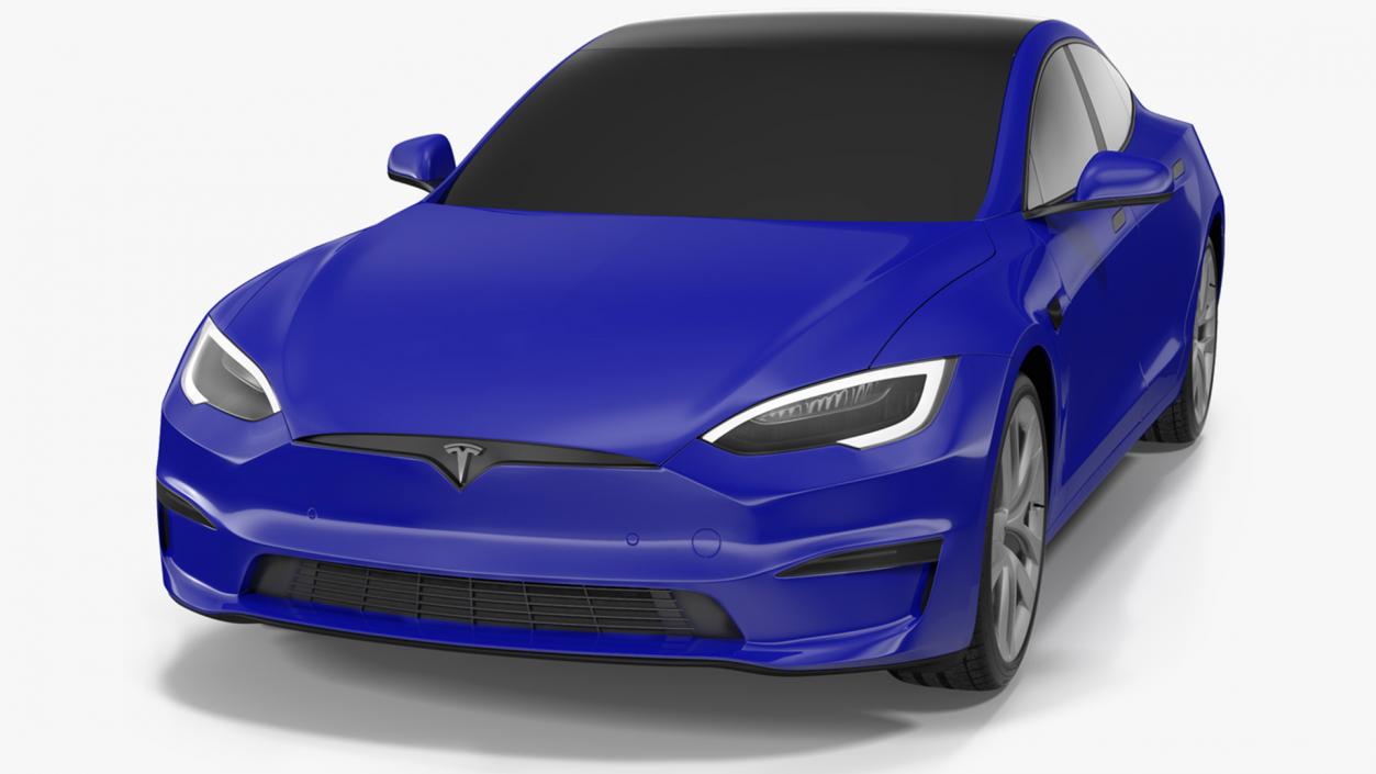 3D Tesla Model S Plaid Exterior Only model