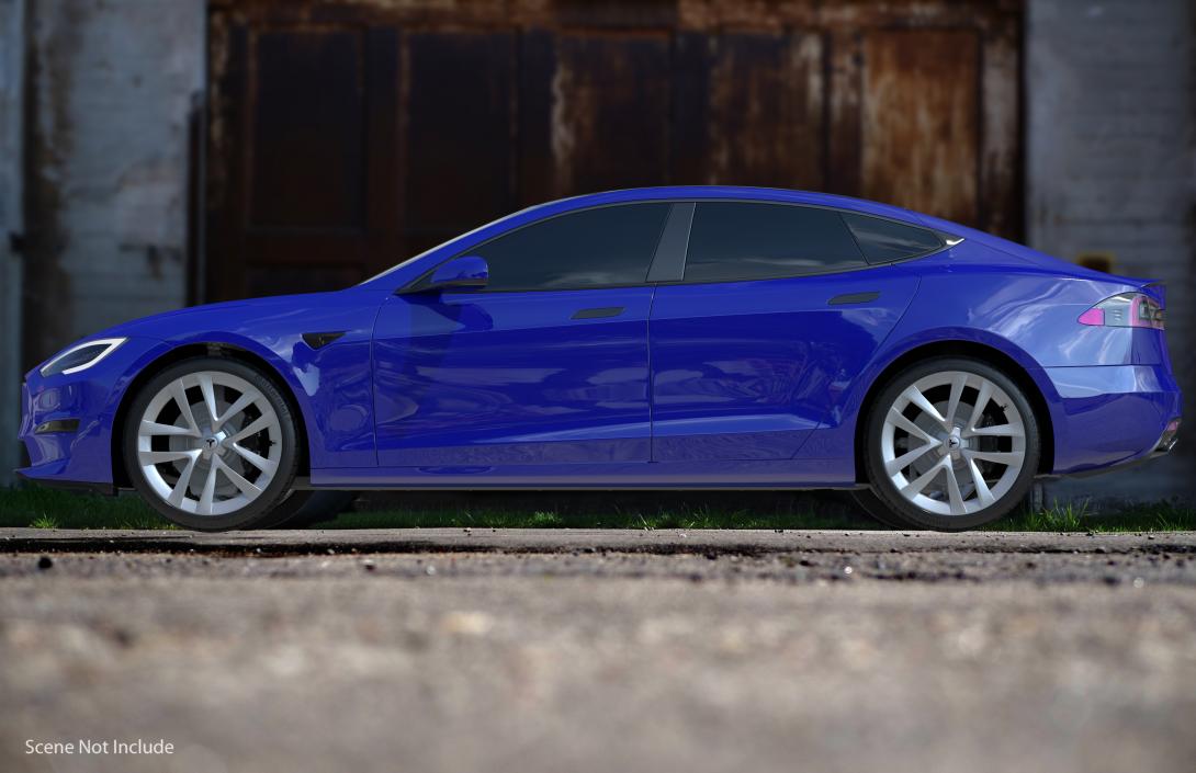 3D Tesla Model S Plaid Exterior Only model