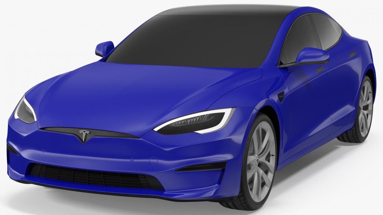 3D Tesla Model S Plaid Exterior Only model