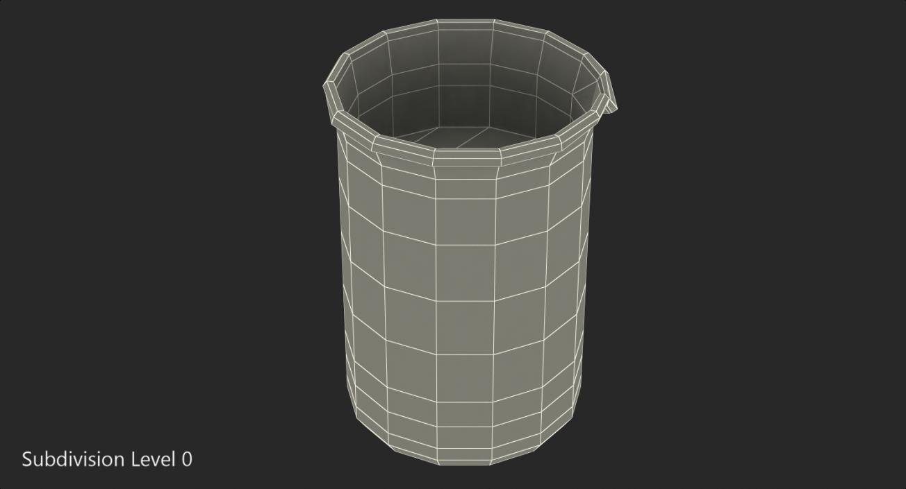 3D Measuring Beaker with Liquid model