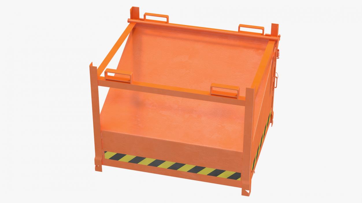 3D model Silo Container with Front Flap