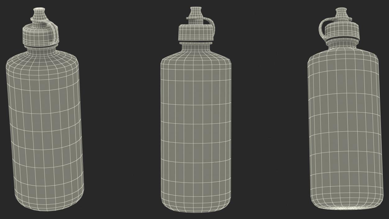 Plastic Bottle For Drops 3D model