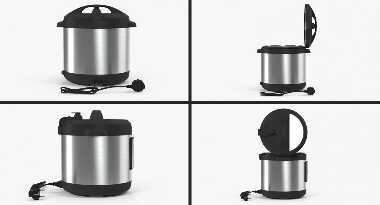 Electric Pressure Cooker 3D model