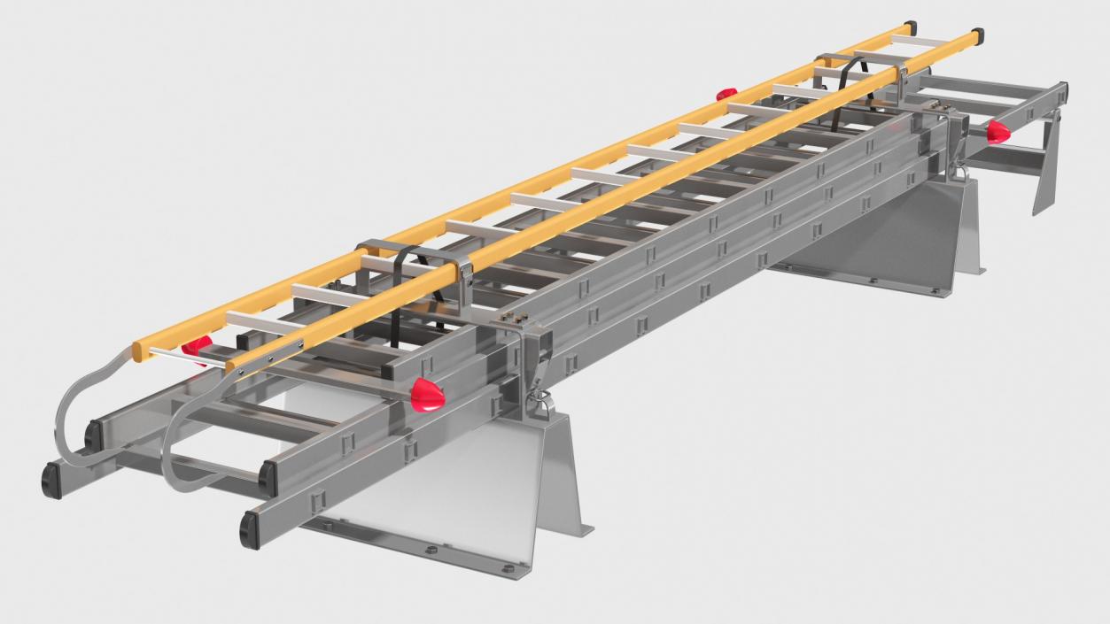 3D Folded Fire Ladder model