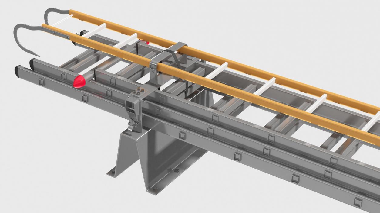 3D Folded Fire Ladder model