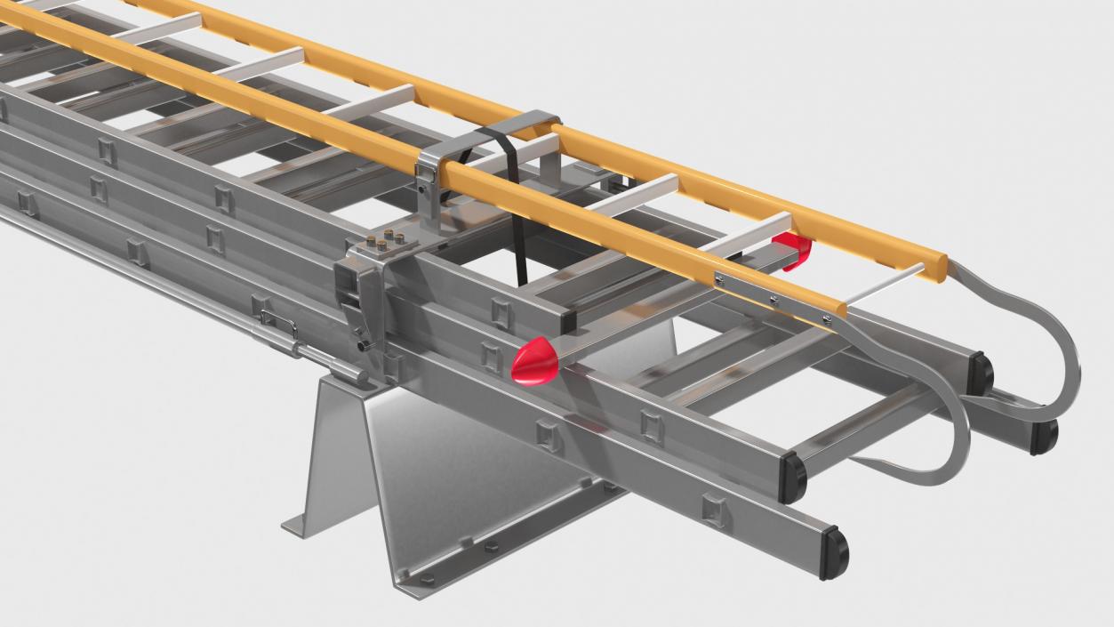 3D Folded Fire Ladder model