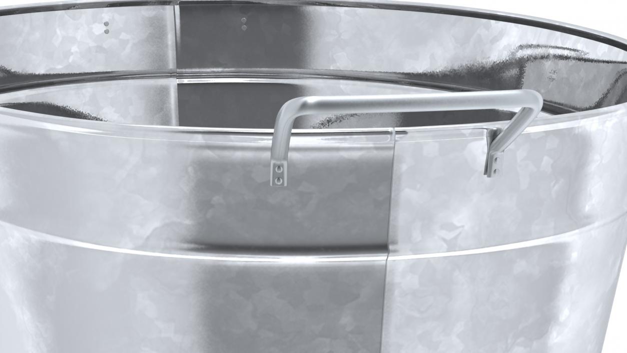 Galvanized Steel  Tub Collection 3D