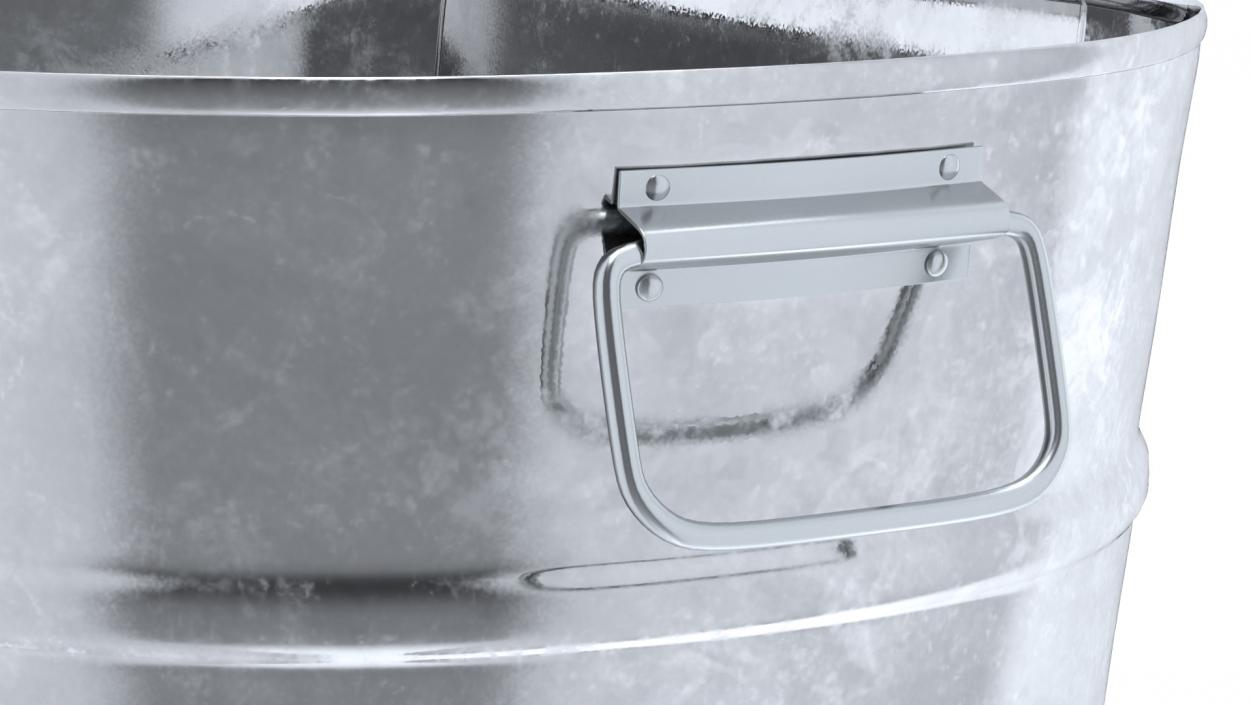 Galvanized Steel  Tub Collection 3D