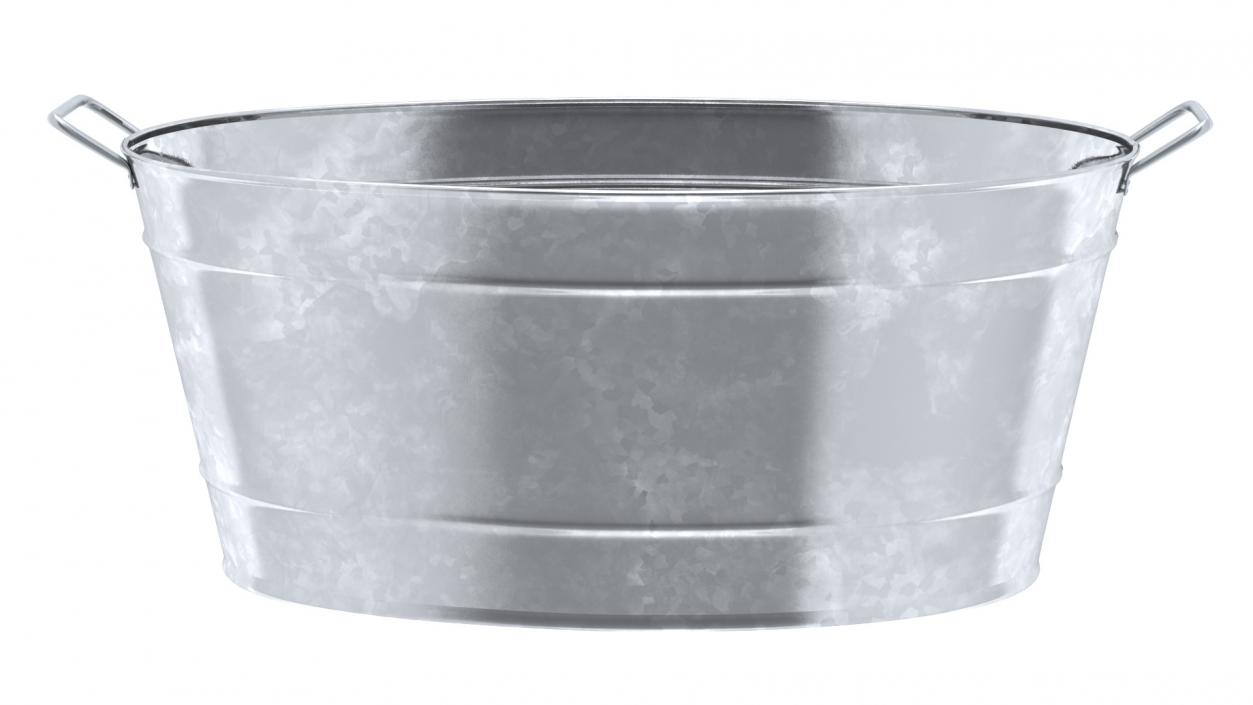 Galvanized Steel  Tub Collection 3D