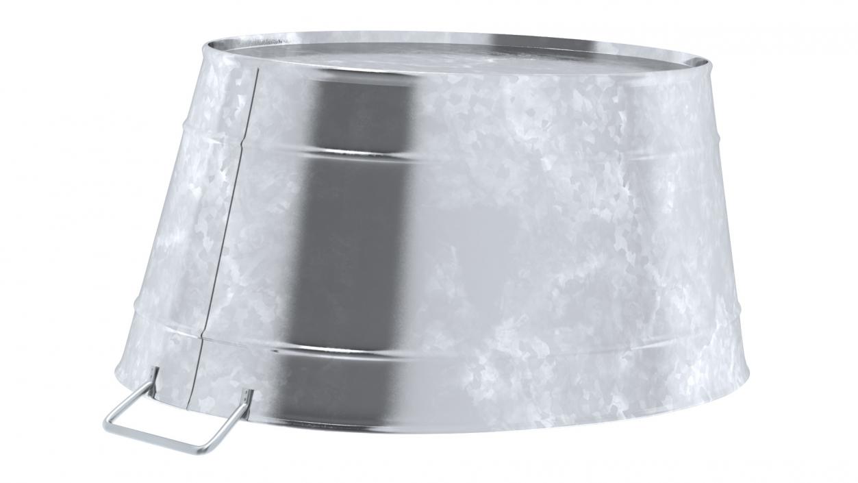 Galvanized Steel  Tub Collection 3D