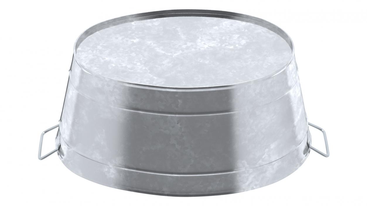 Galvanized Steel  Tub Collection 3D