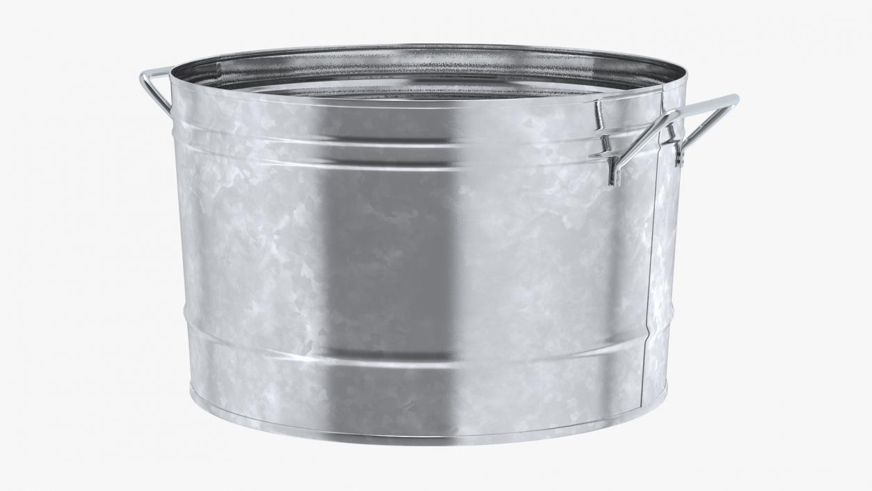 Galvanized Steel  Tub Collection 3D