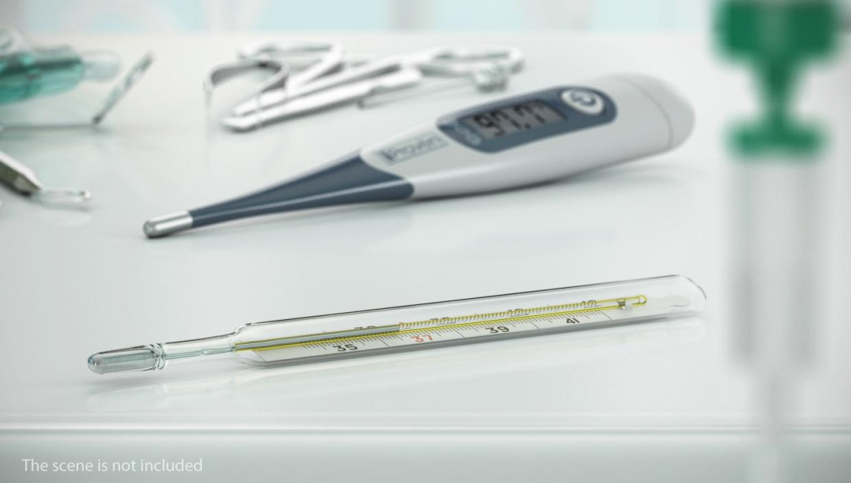 3D Medical Thermometers Collection 2 model