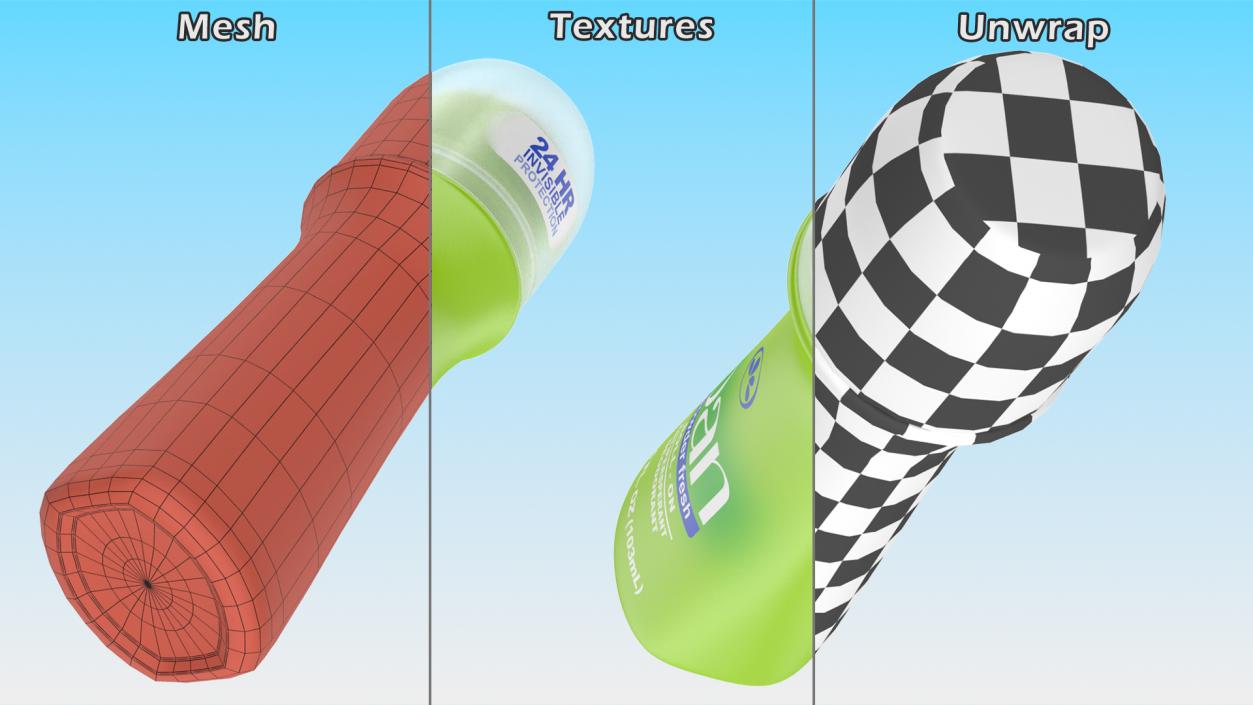 Solid Deodorants Collection 2 3D model