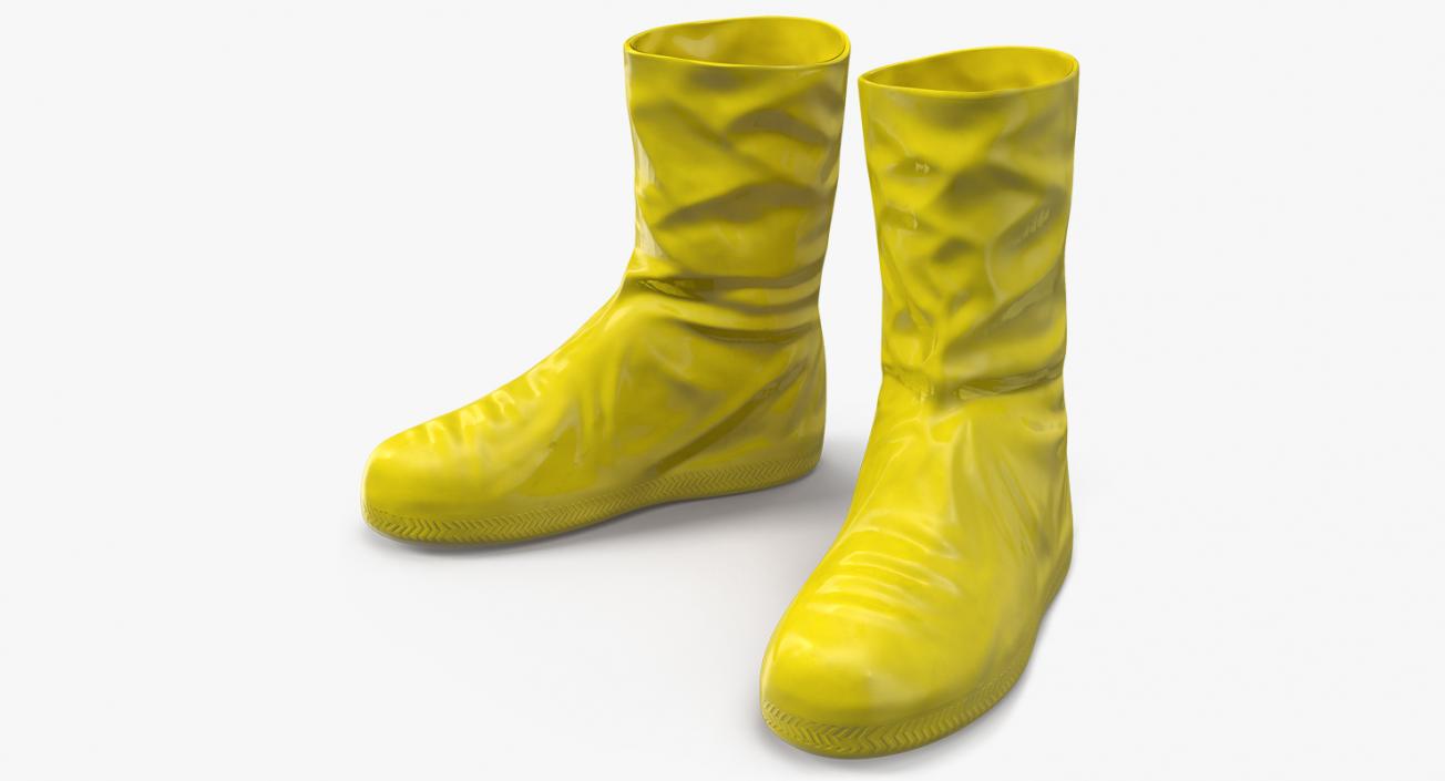 Rubber Safety Boots 3D model