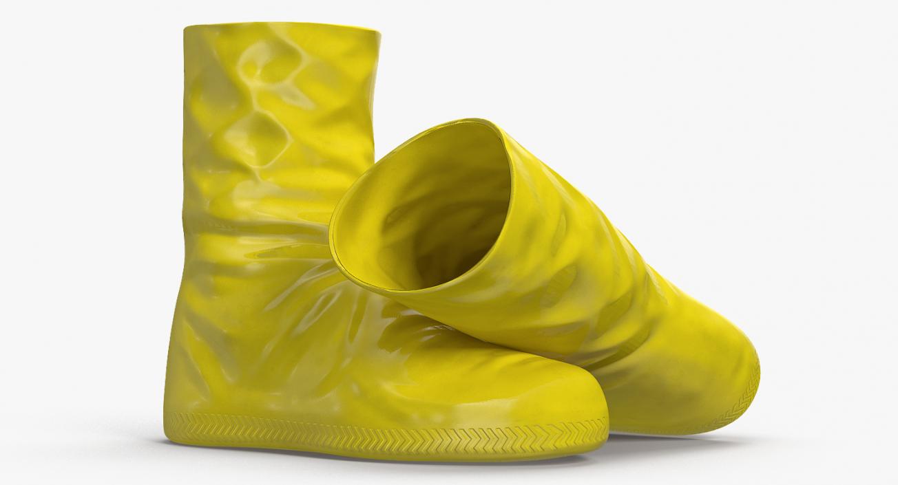 Rubber Safety Boots 3D model