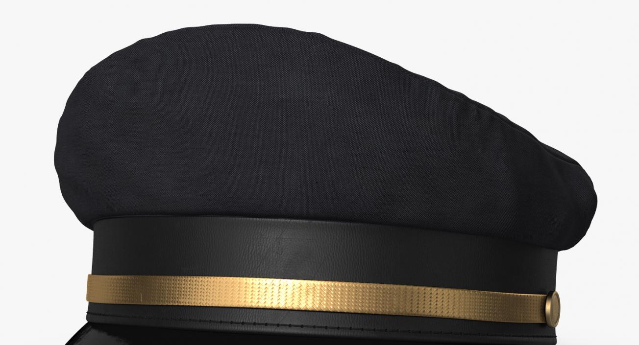 3D model Airline Captains Cap