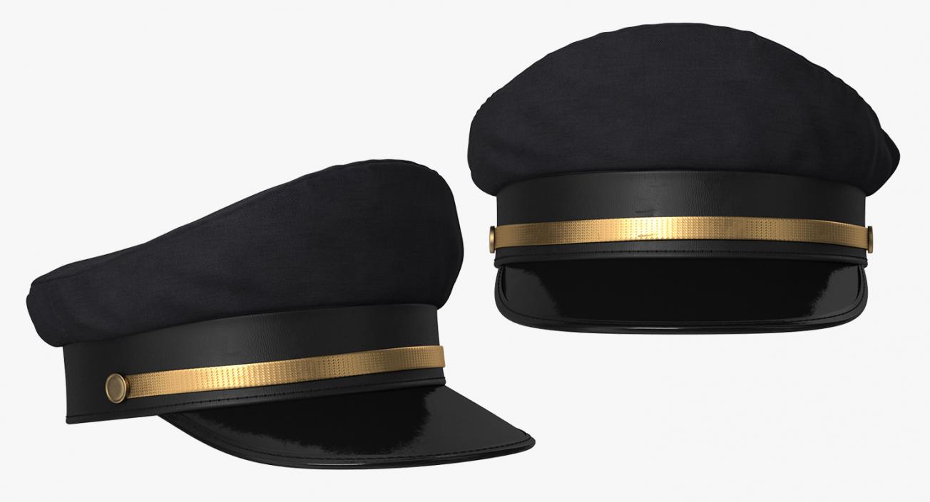 3D model Airline Captains Cap