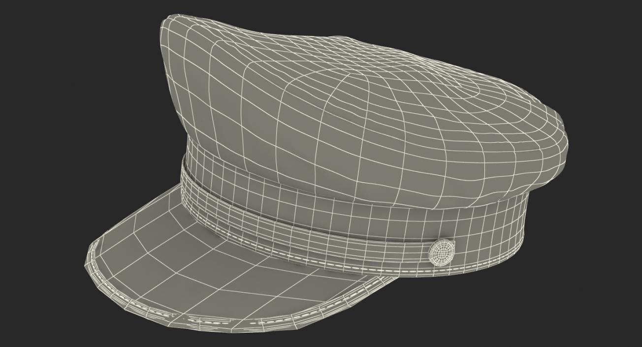 3D model Airline Captains Cap