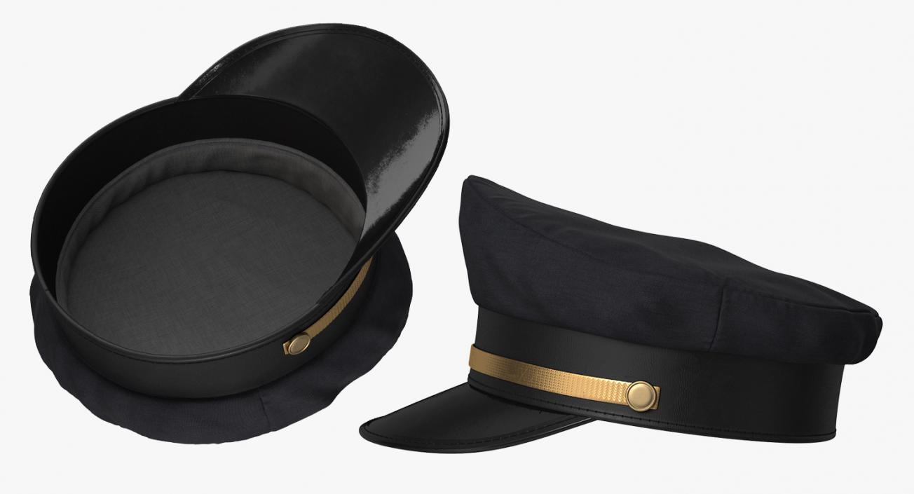 3D model Airline Captains Cap