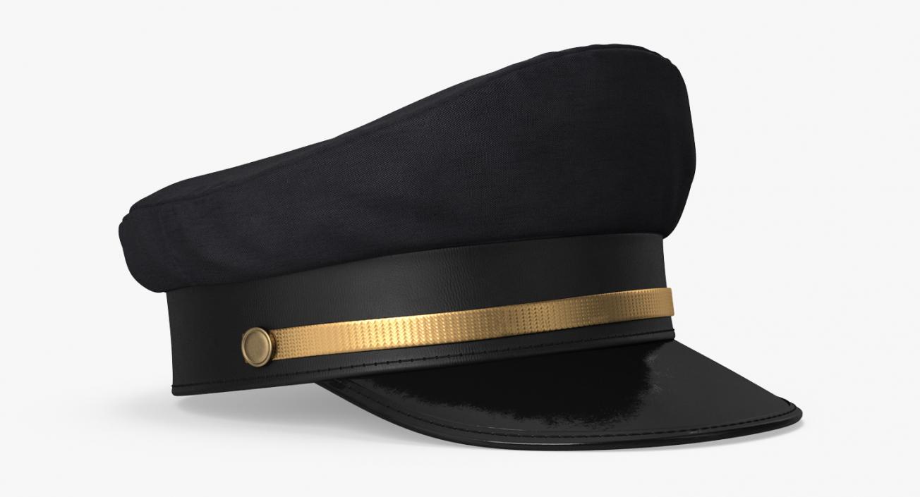 3D model Airline Captains Cap