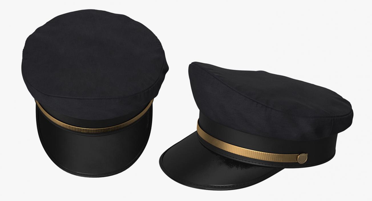 3D model Airline Captains Cap