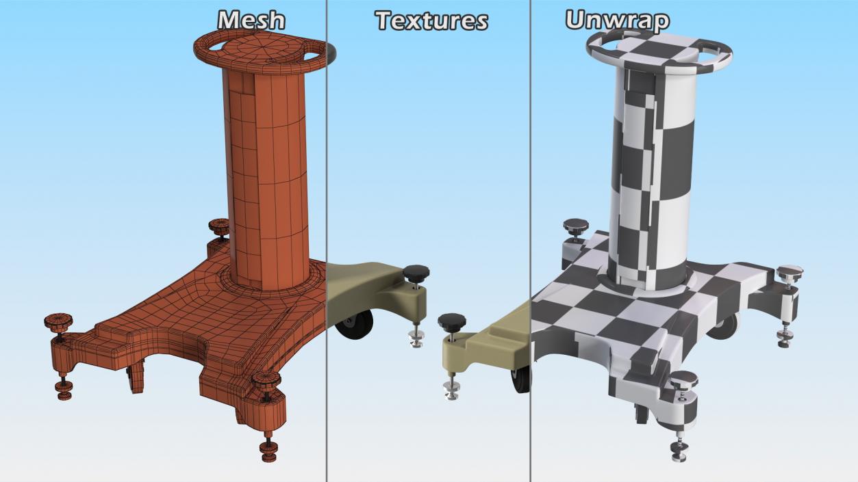 Sawyer Mobile Pedestal 3D