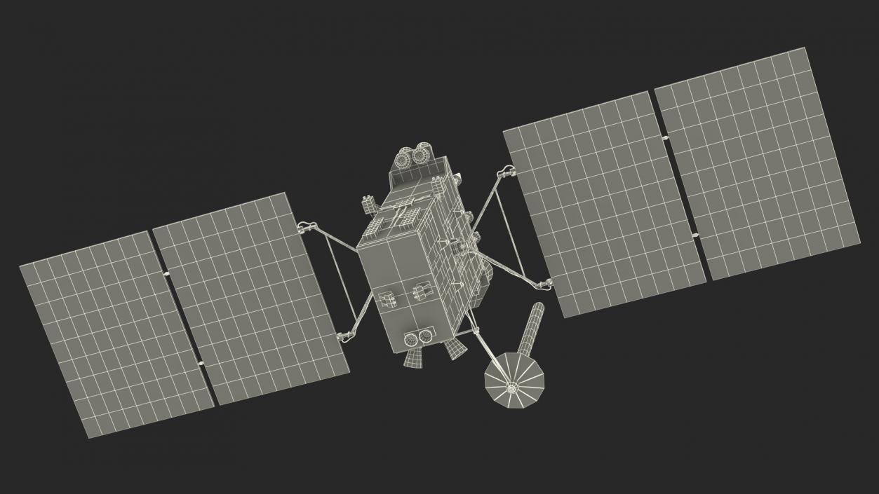 Satellite GLONASS-K 3D model