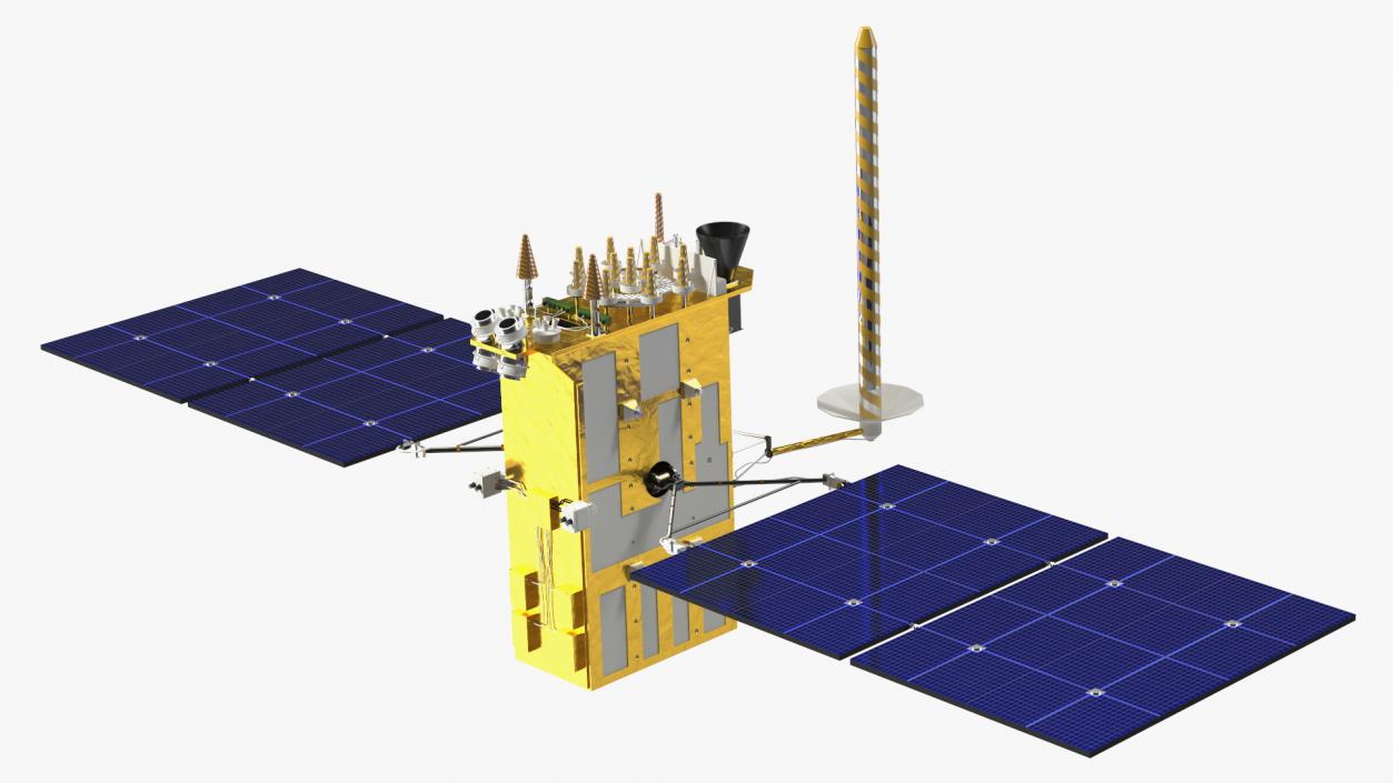 Satellite GLONASS-K 3D model