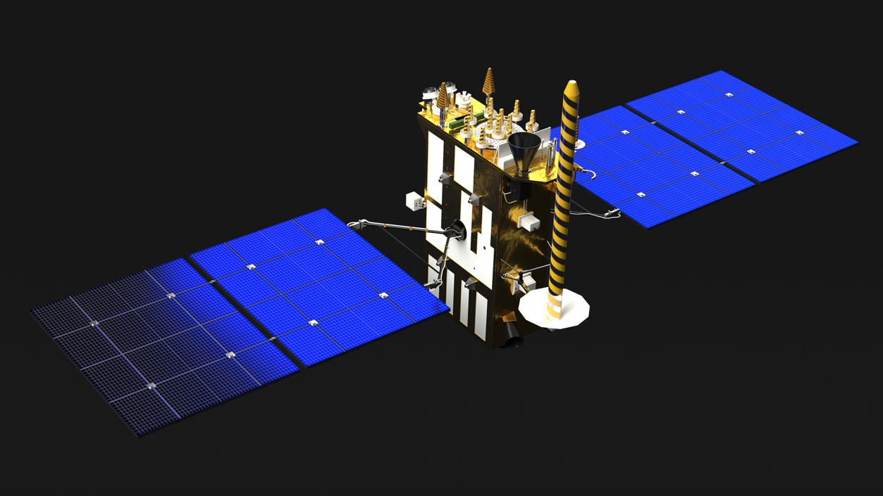 Satellite GLONASS-K 3D model