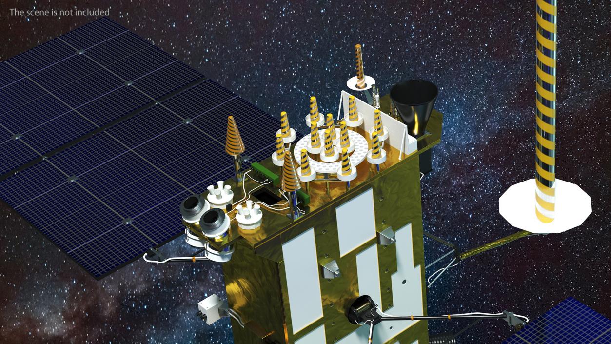 Satellite GLONASS-K 3D model