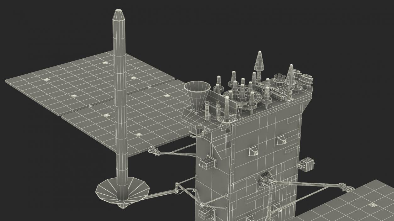 Satellite GLONASS-K 3D model