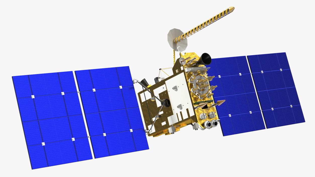 Satellite GLONASS-K 3D model