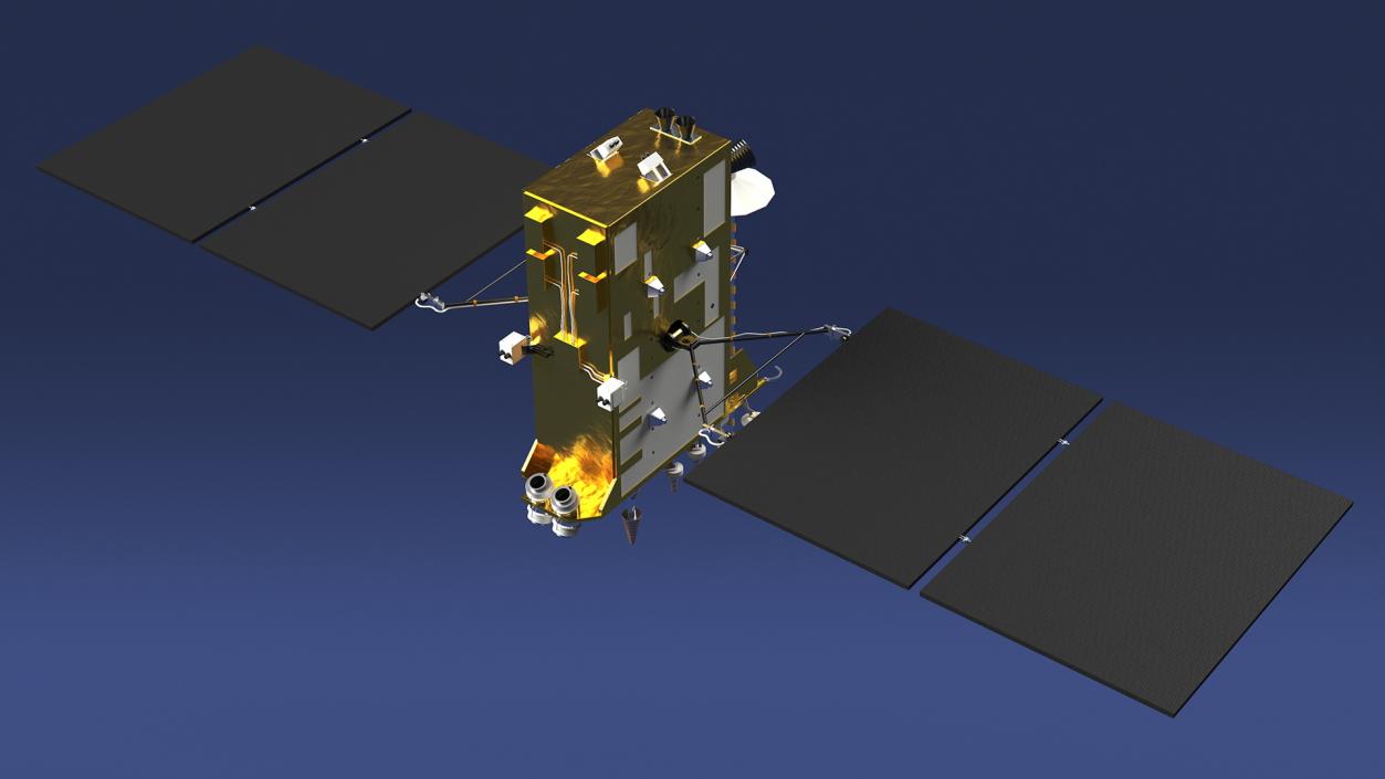 Satellite GLONASS-K 3D model