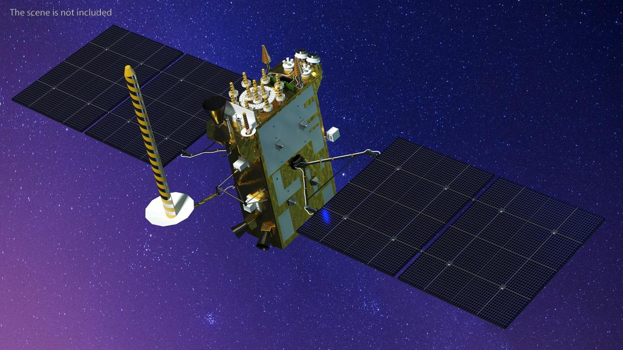 Satellite GLONASS-K 3D model