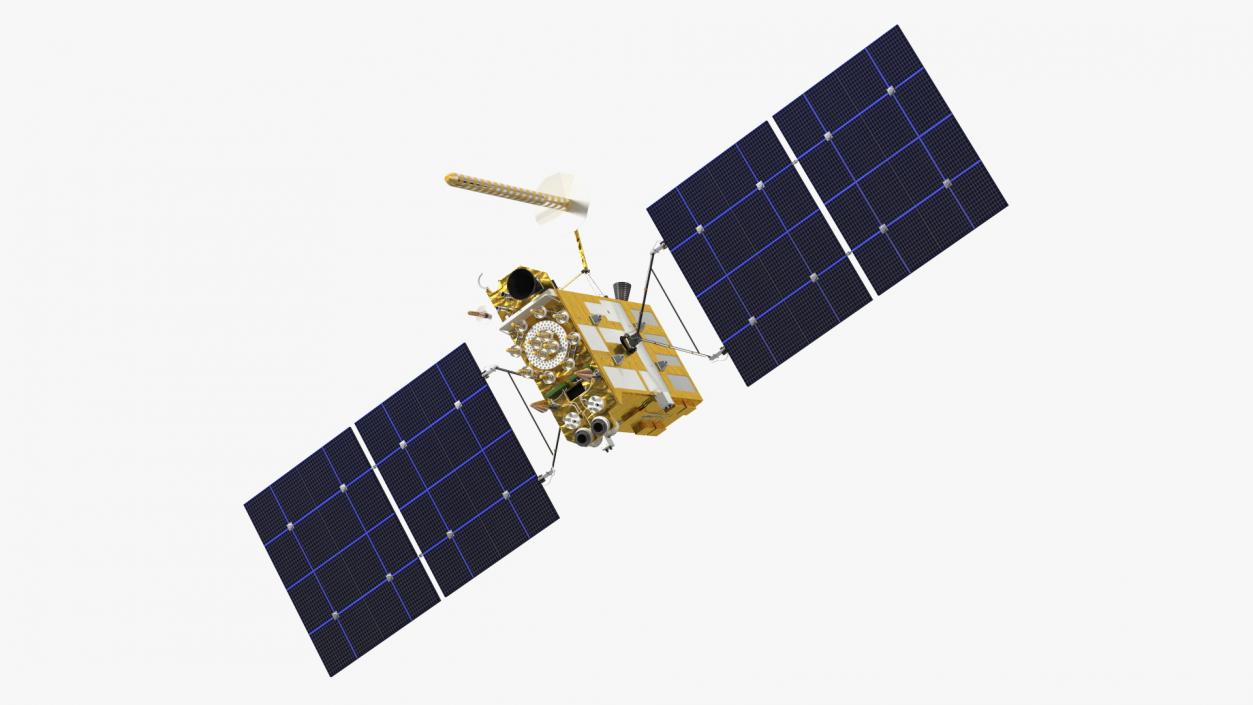 Satellite GLONASS-K 3D model