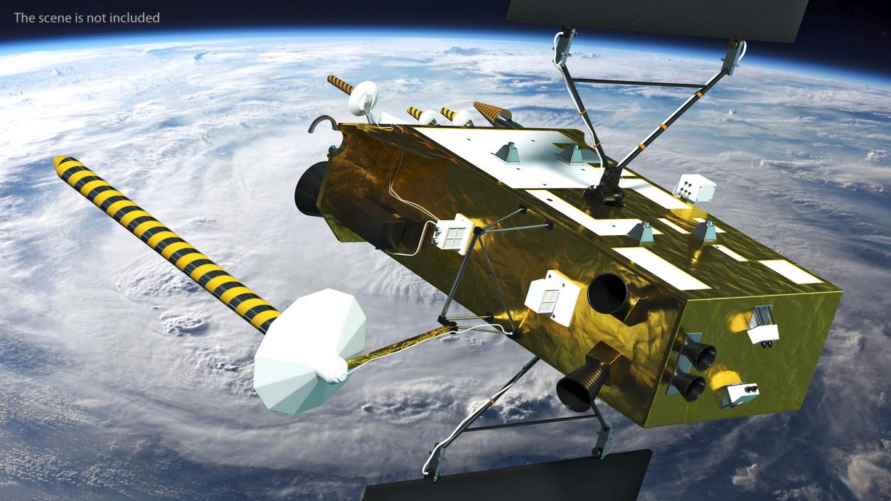 Satellite GLONASS-K 3D model