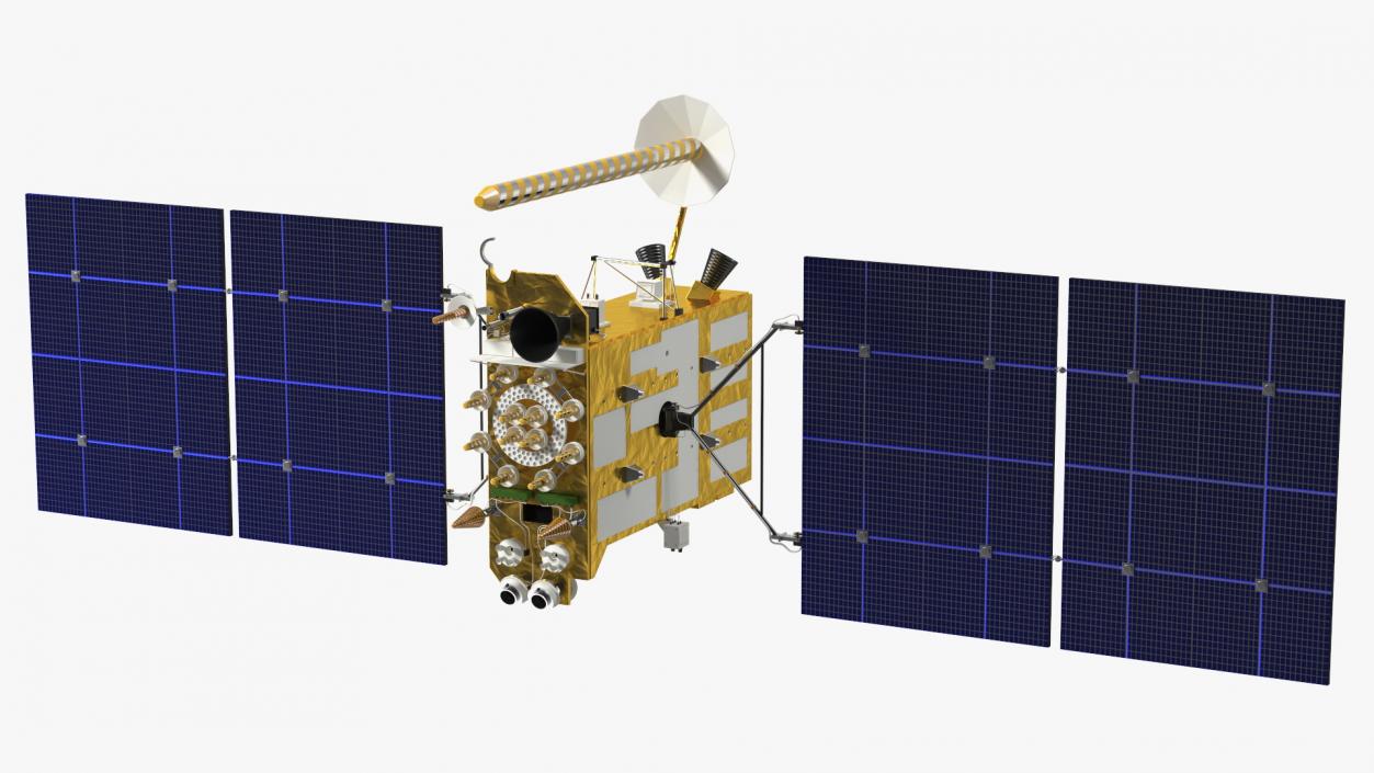 Satellite GLONASS-K 3D model