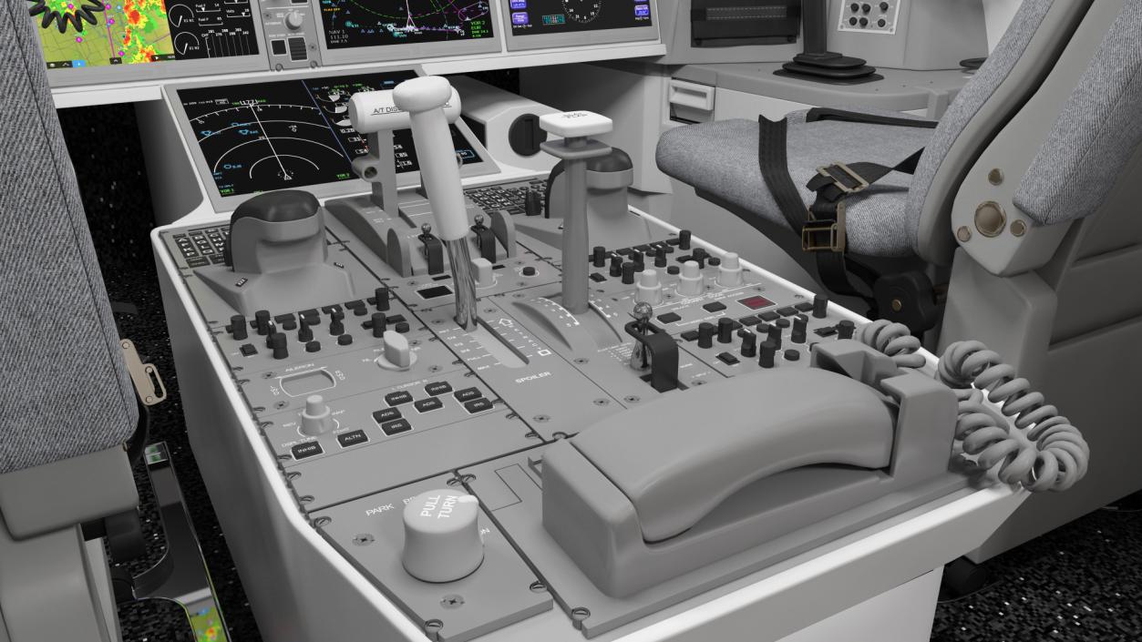 3D Airbus A220 100 Detailed Interior Generic