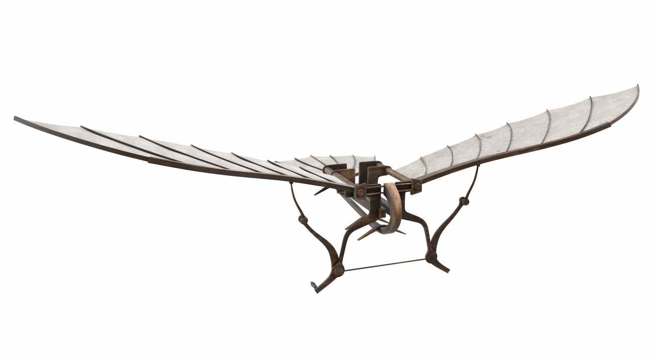 Leonardo da Vinci Glider 3D model