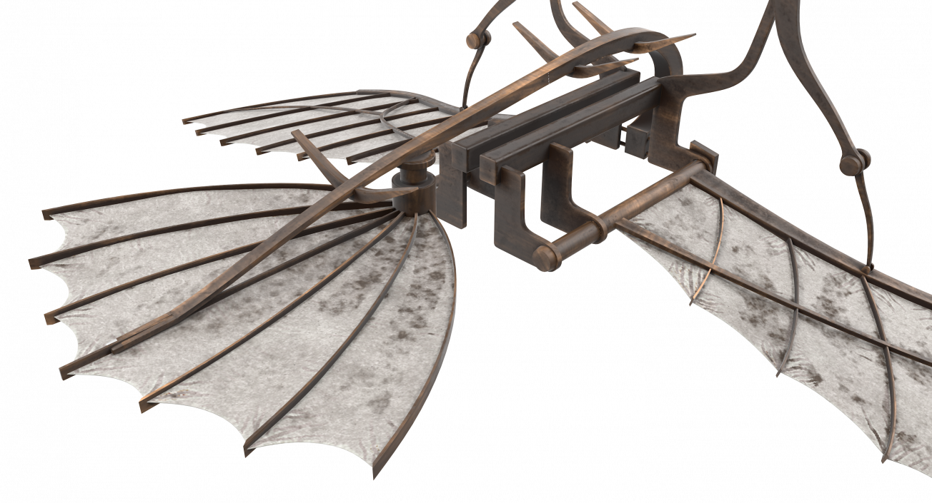 Leonardo da Vinci Glider 3D model