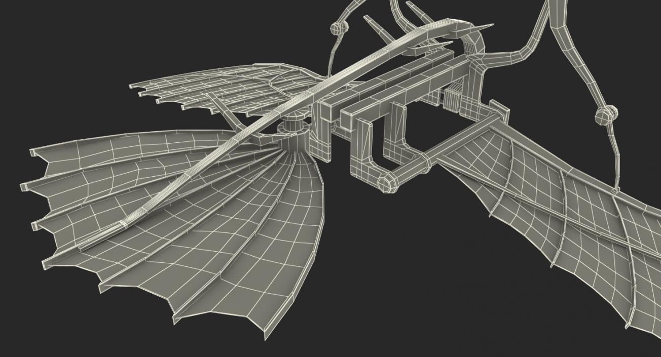 Leonardo da Vinci Glider 3D model